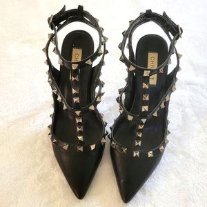 Chris T Rockstud Heels